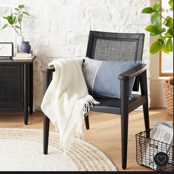 Hearth & Hand Magnolia fringe throw blanket - Picture 2 of 8